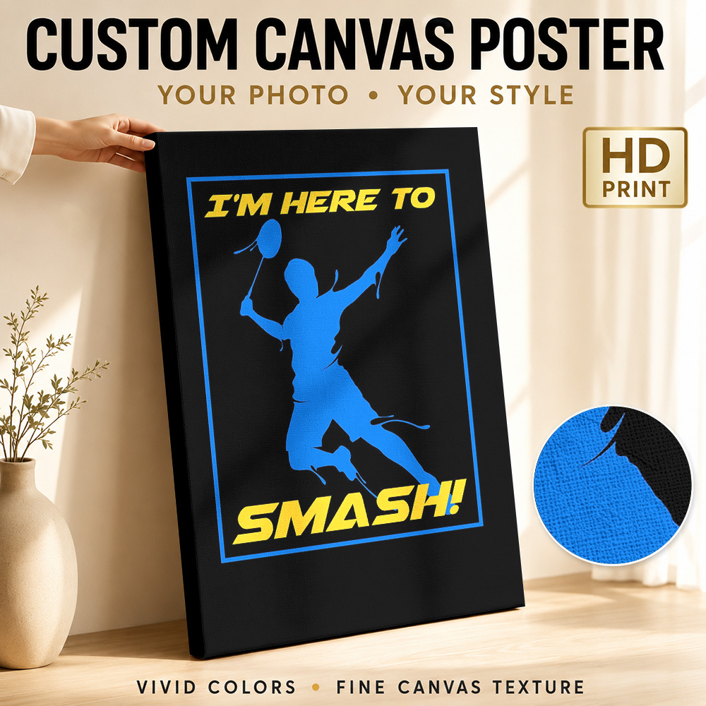Badminton Photo - Badminton Badminton Racket Canvas Print Poster