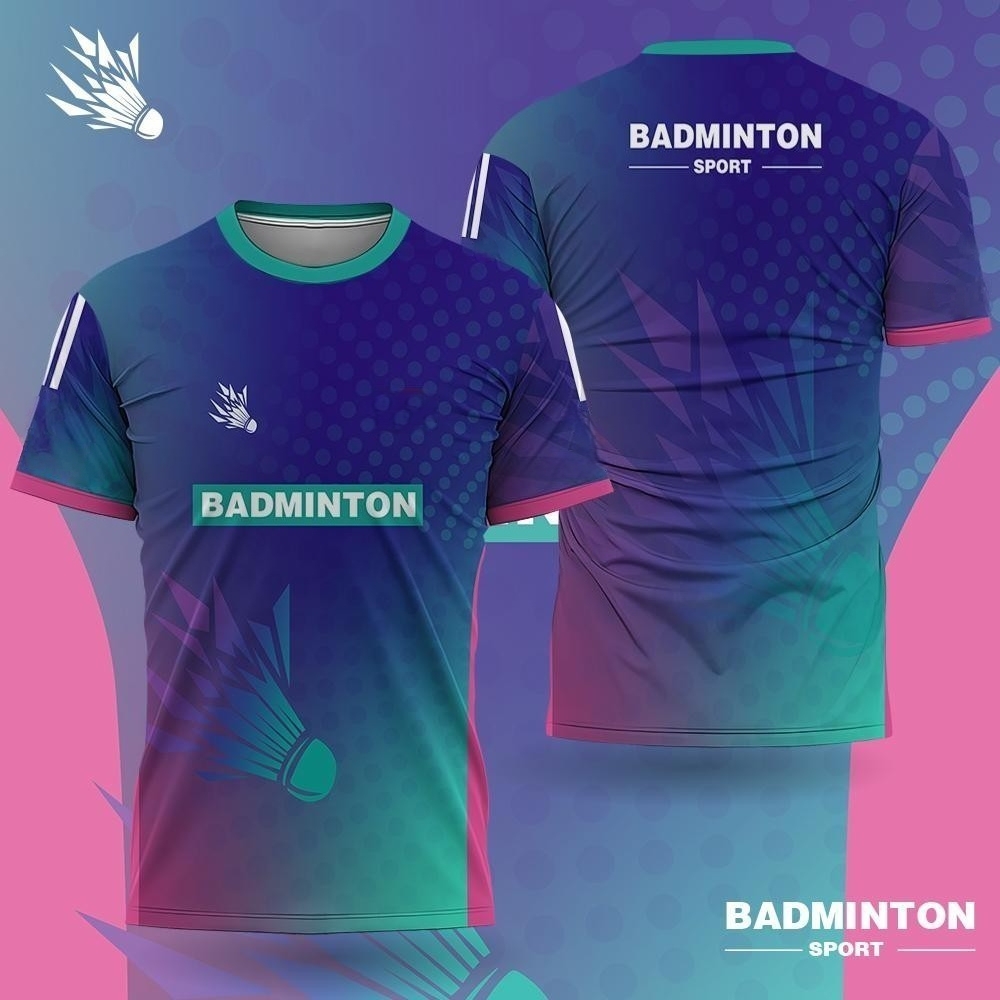Badminton Aesthetic - Men's Badminton Clothing Gradient 3D Print