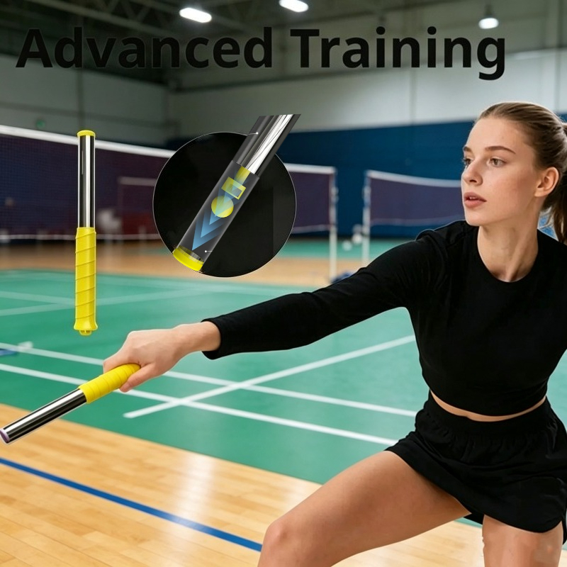 Badminton Forehand - 1pc Yellow Badminton Swing Trainer Correction