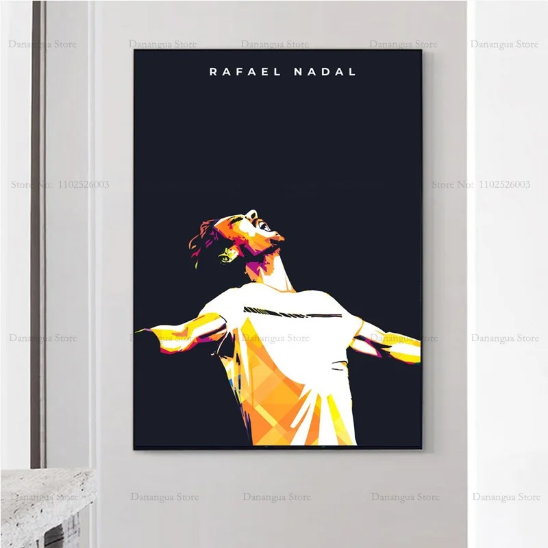 Rafaels New Quotes Nadals Tenn - Badminton Poster 评论和价格