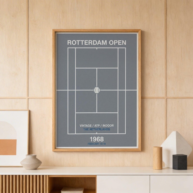 Vintage Tennis Basketball Wall - Badminton Poster 评论和价格