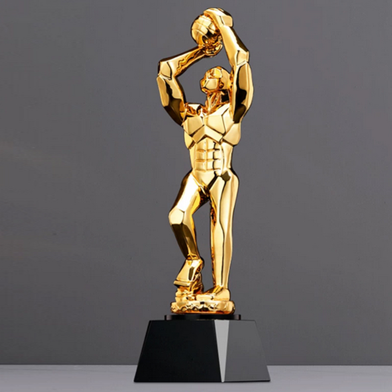Customized Resin Trophy For Vo - Badminton Europe 评论和价格