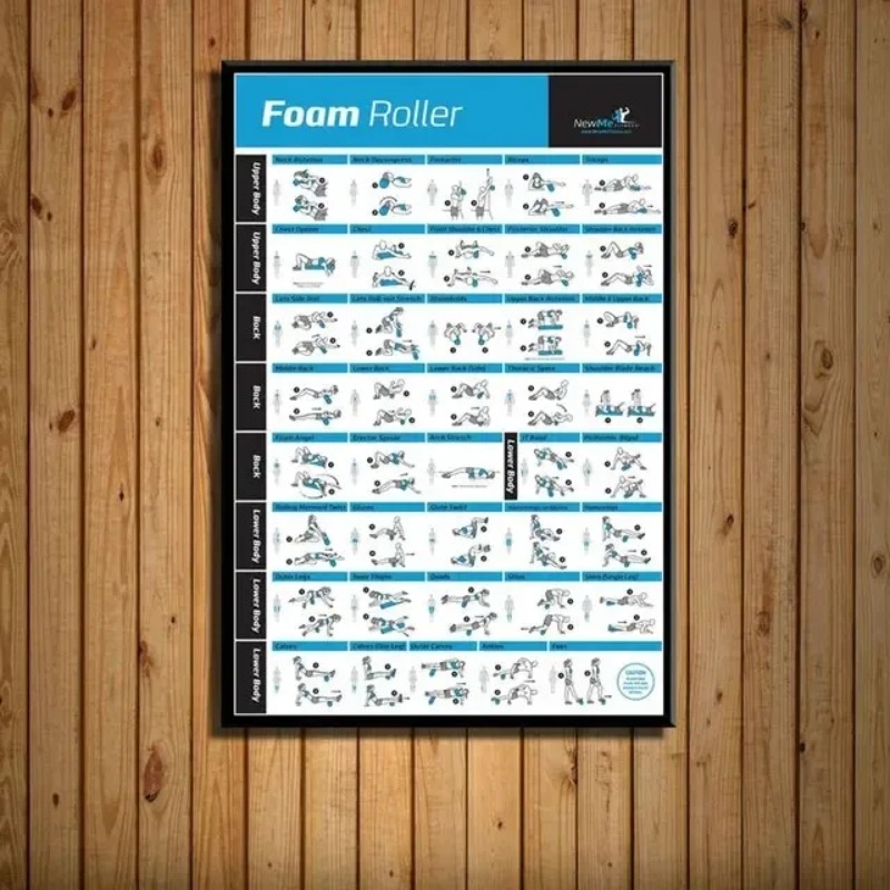 Body Exercise Training Chart G - Badminton Poster 评论和价格