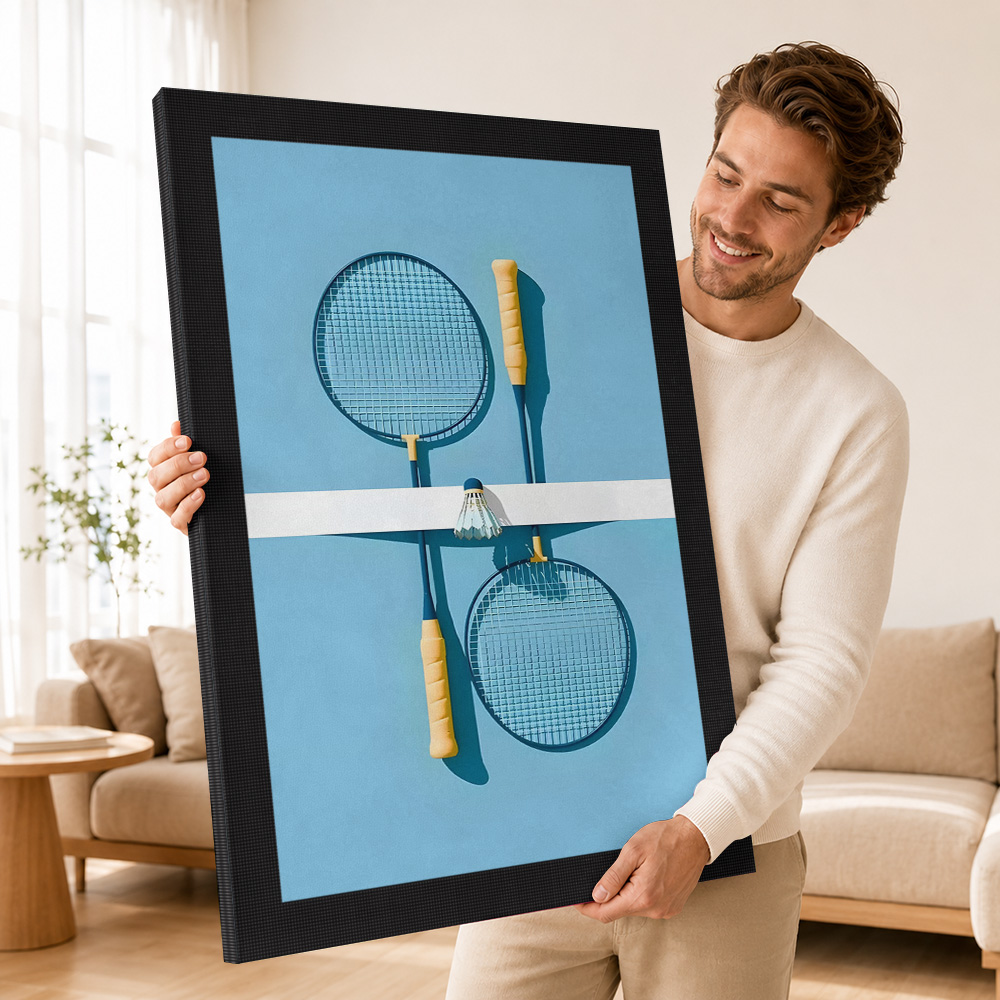 Badminton Rackets And Shuttlec - Badminton Poster 评论和价格