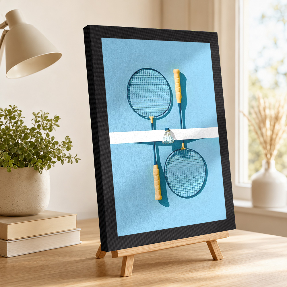 Badminton Rackets And Shuttlec - Badminton Poster 评论和价格