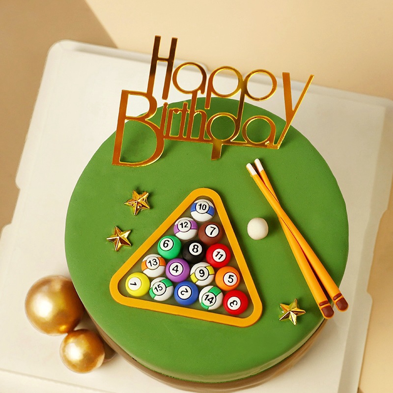 Billiard Ball Cake Decoration  - Badminton Junior 评论和价格