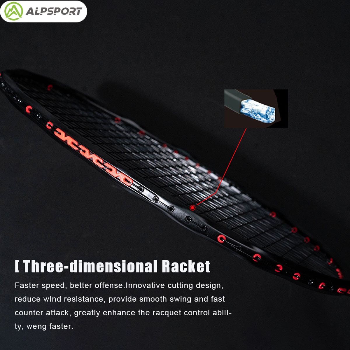 Alpsport MH-V5 5U 75g Wave Leg - Badminton Photo 评论和价格