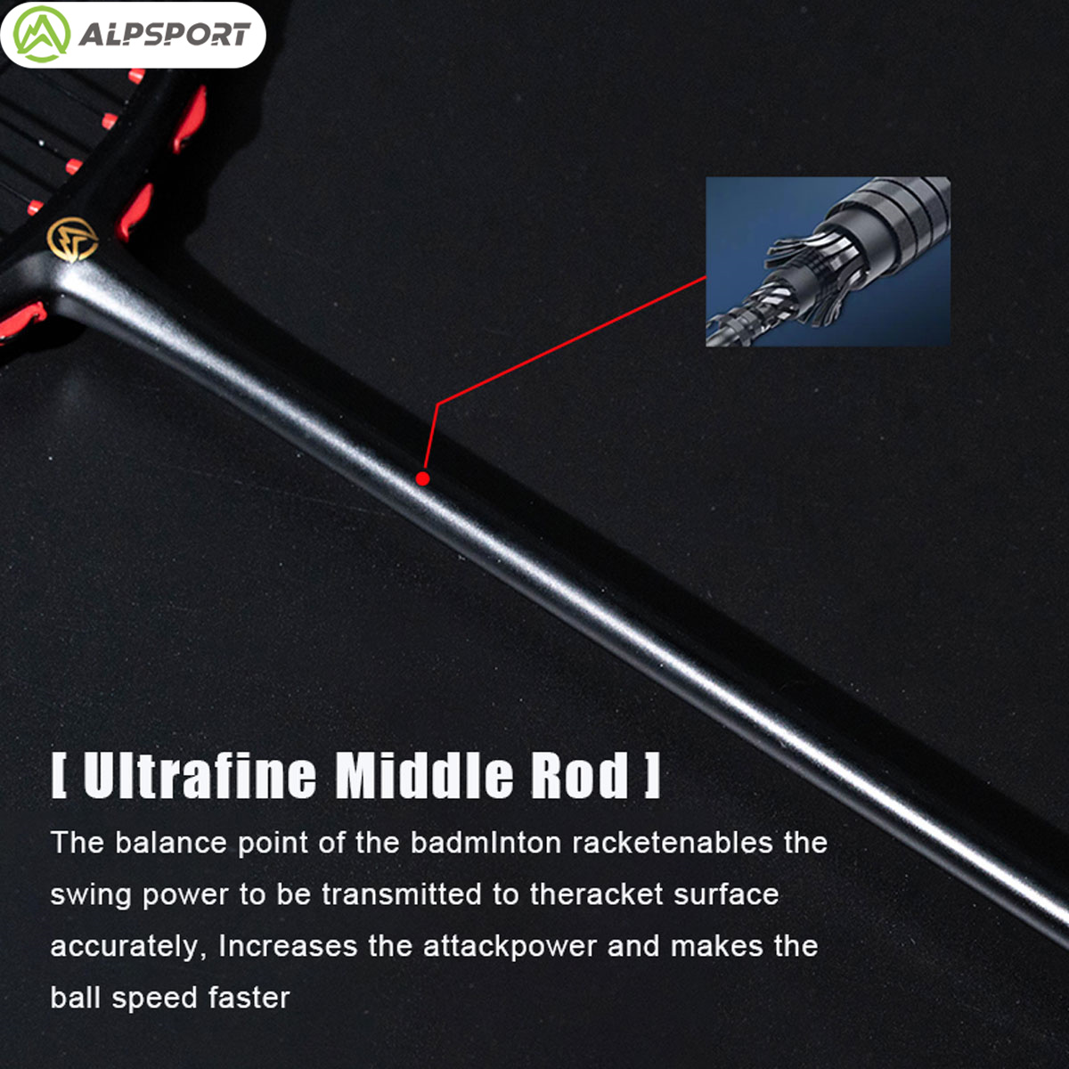 Alpsport MH-V5 5U 75g Wave Leg - Badminton Photo 评论和价格