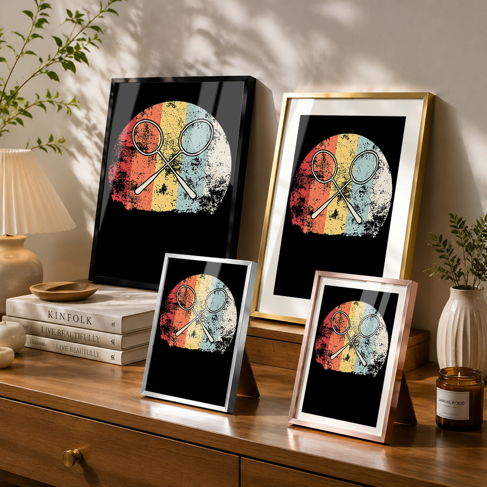 Badminton Vintage Framed Metal - Badminton Photo 评论和价格