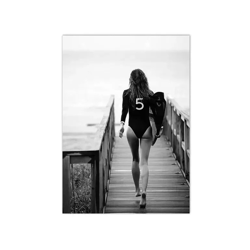 (1pc frameless)Beach Camper Va - Badminton Poster 评论和价格