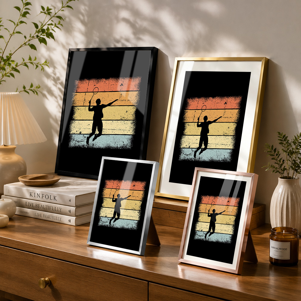Badminton Retro Framed Aluminu - Badminton Photo 评论和价格
