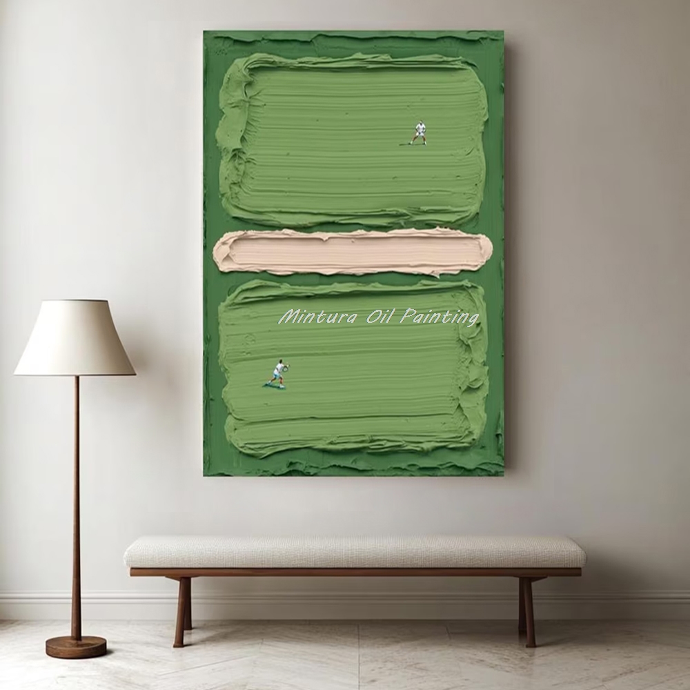 Mintura,Handpaintd Abstract Te - Badminton Poster 评论和价格