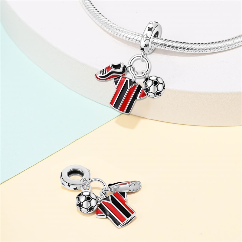 Fashion 925 Silver Football Je - Badminton Aesthetic 评论和价格