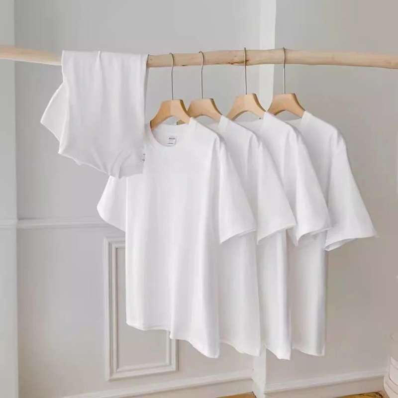 Mens Crew Neck T Shirt Minimal - Badminton Aesthetic 评论和价格